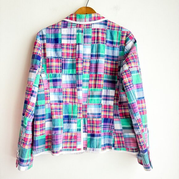 Colorful Plaid Blazer - Picture 8 of 10